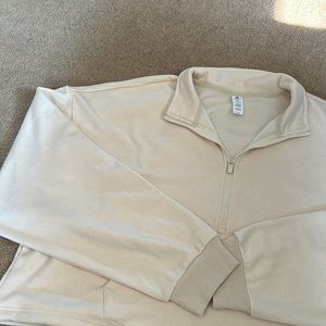 Super Soft 90 Degree By Reflex Cropped Quarter Zip